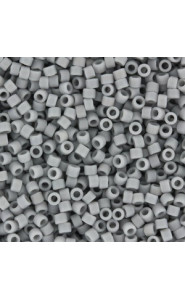 Miyuki delica Beads 11/0 - Matted opaque ghost grey ab DB-1598 